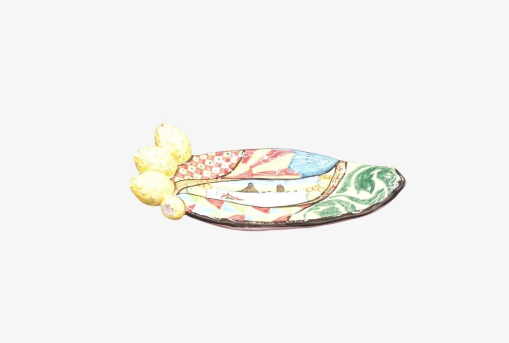 Pala Fico D'India Ceramica Siciliana Folk cod. PA25.FK