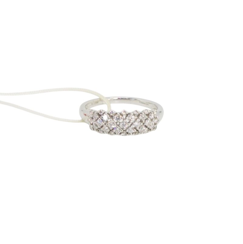 Anello Fascia   - Oro 18kt e Diamanti