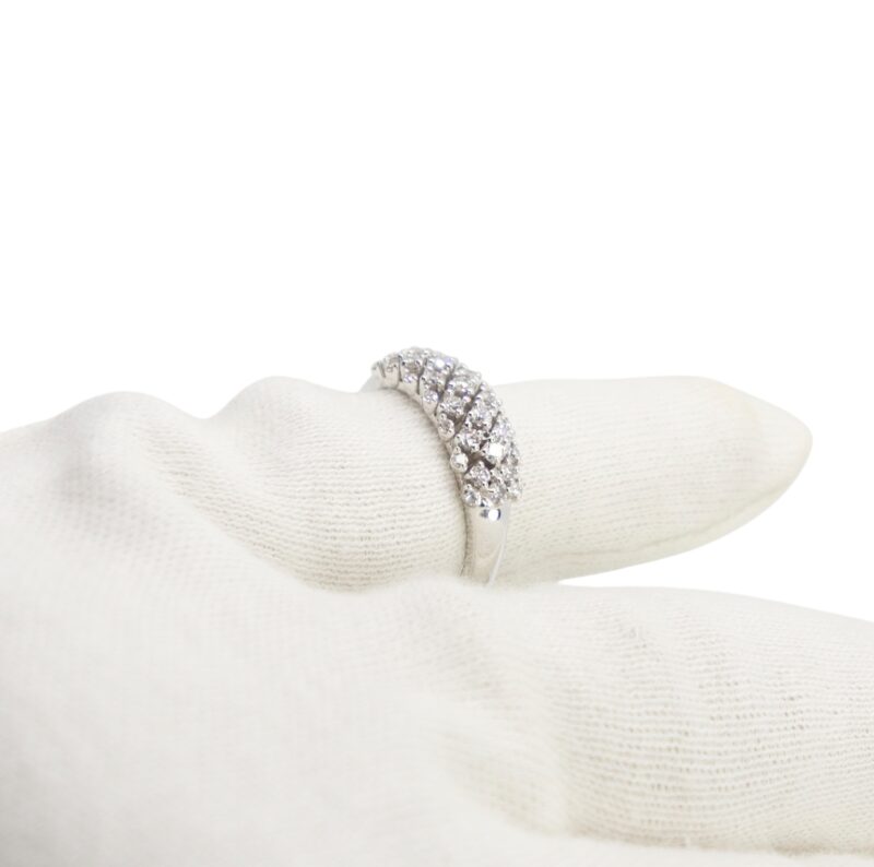 Anello Fascia   - Oro 18kt e Diamanti - immagine 2