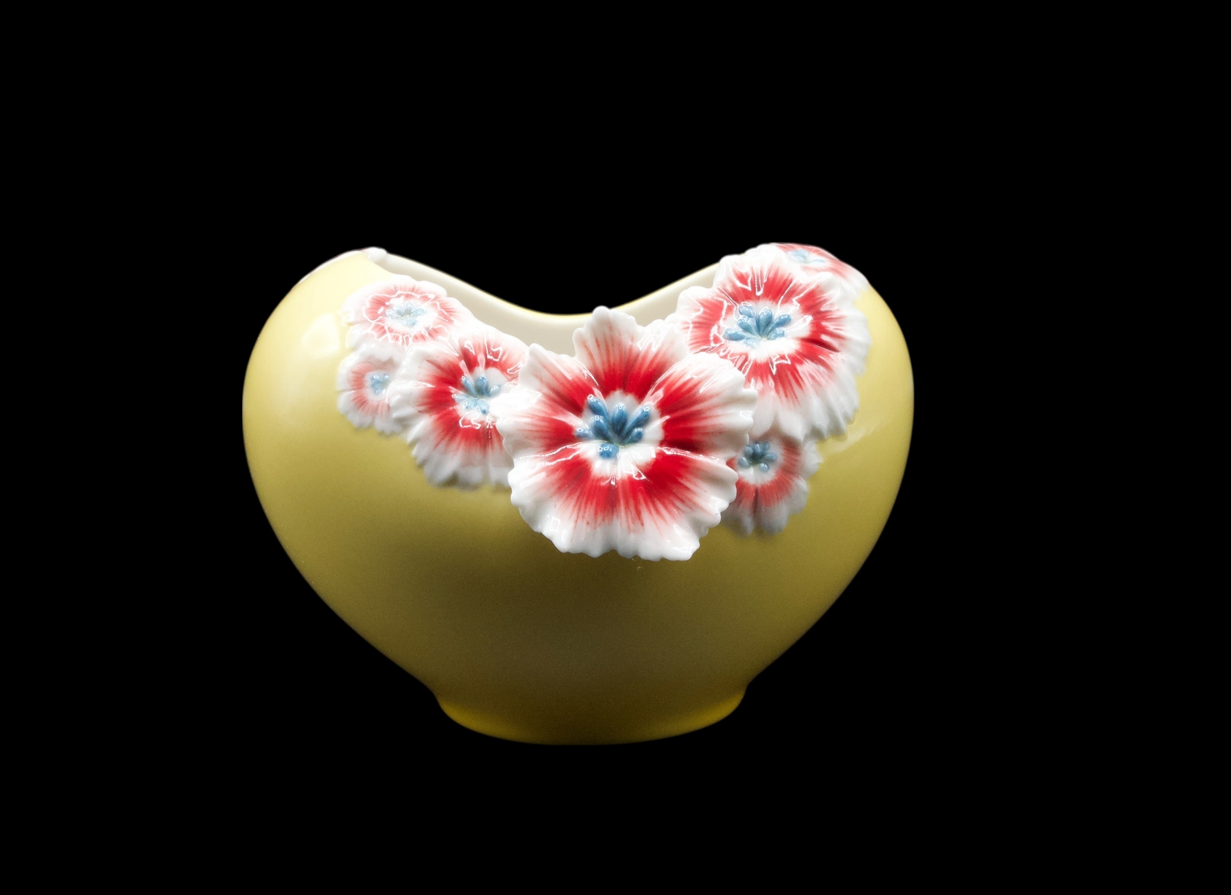 Vaso giallo Franz Porcelain Ref. FZ02291