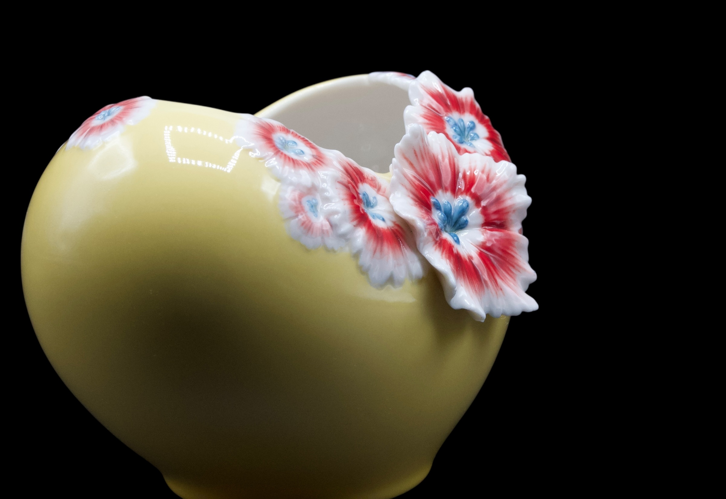 Vaso giallo Franz Porcelain Ref. FZ02291 - immagine 3